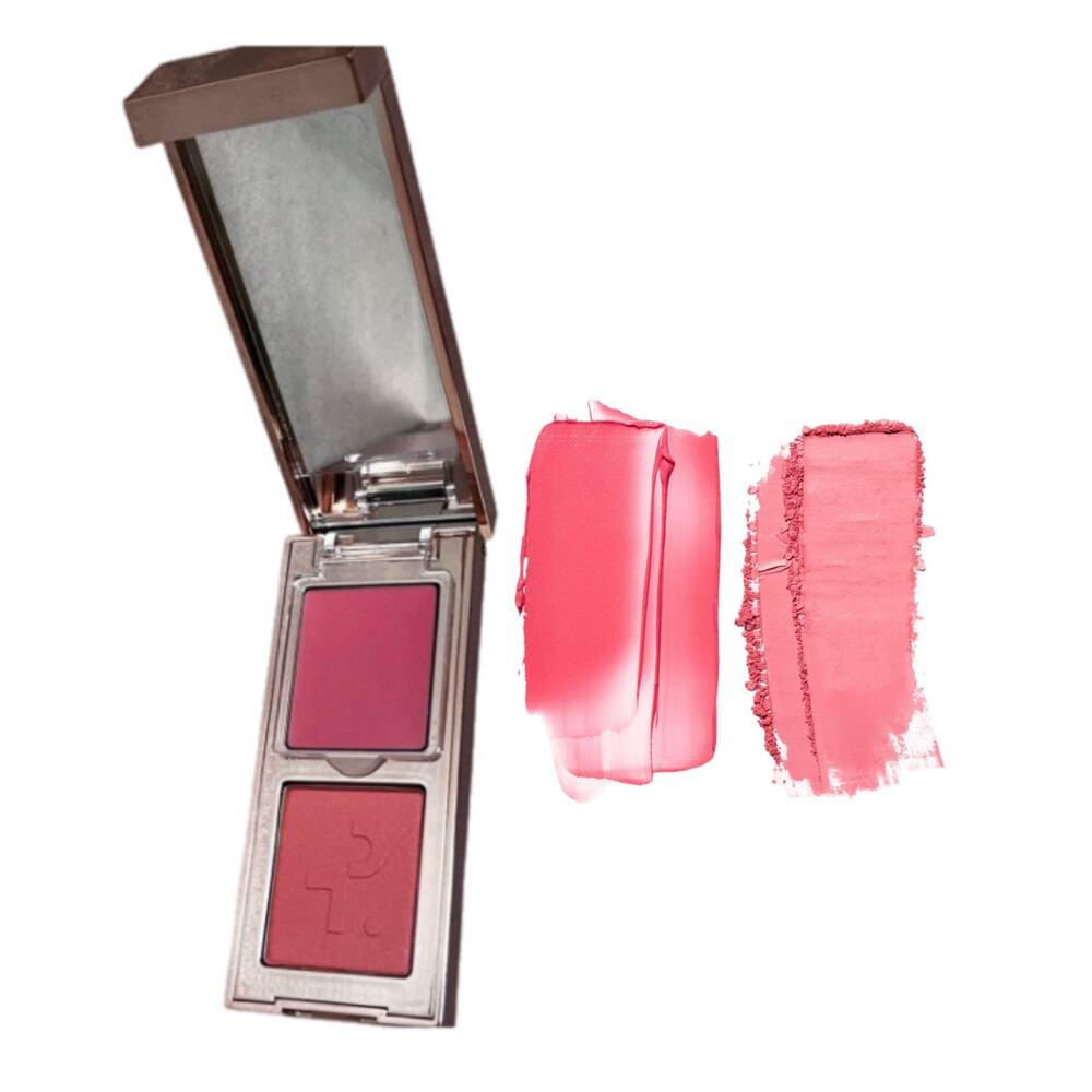 Patrick Ta Double Take Creme Powder Blush Duo SHE'S THAT GIRL ~ Travel NEW